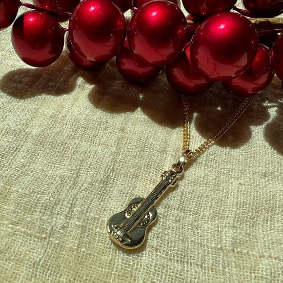 14k real gold cello pendant perfect gift cello real charm - Picture 3 of 5